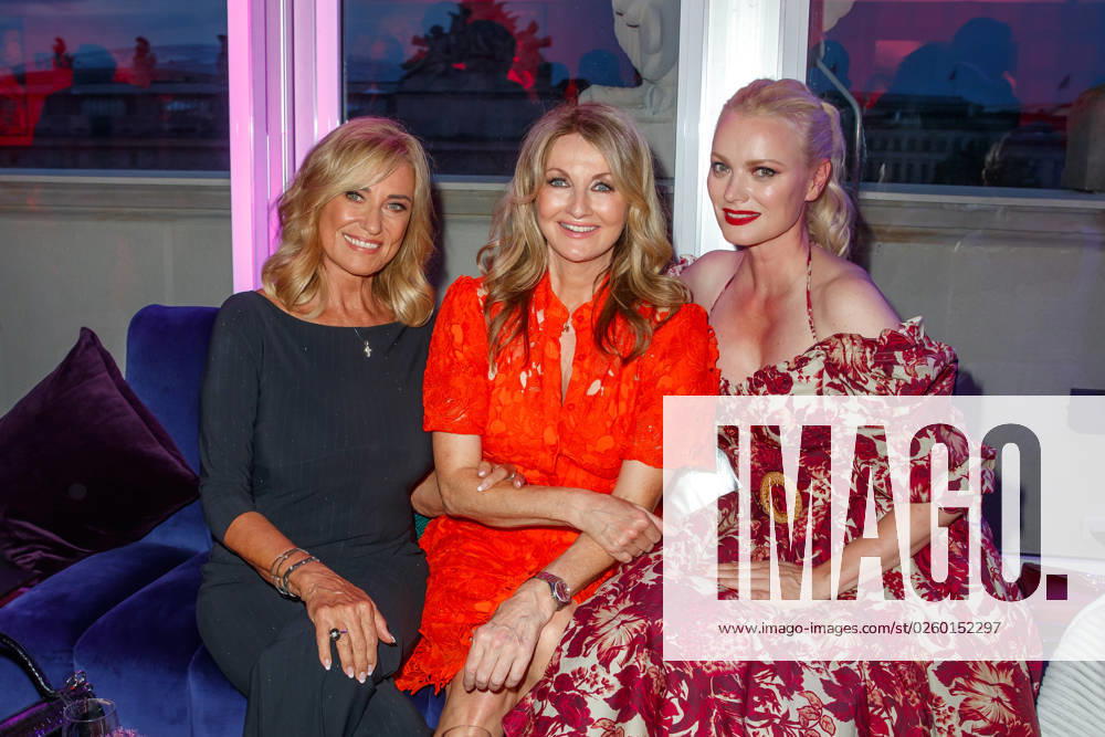 Party Bertelsmann Dagmar Wöhrl, Frauke Ludowig and Franziska Knuppe at the Bertelsmann Party 2023 in the Bertelsmann Capital Representation on 15 06 2023 in Berlin