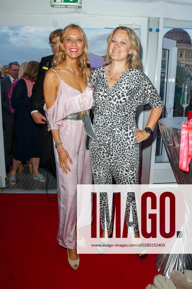 Party Bertelsmann Laura Karasek and Lisa Feller at the Bertelsmann Party 2023 in the Bertelsmann Capital Representation on 15 06 2023 in Berlin