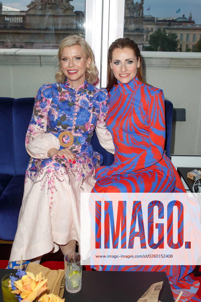 Party Bertelsmann Eva Habermann and Bella Lesnik at the Bertelsmann Party 2023 in the Bertelsmann Capital Representation on 15 06 2023 in Berlin