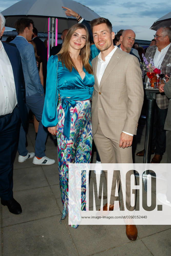 Party Bertelsmann Philipp Boy with wife Vivien Patzig at the Bertelsmann Party 2023 in the Bertelsmann Capital Representation on 15 06 2023 in Berlin