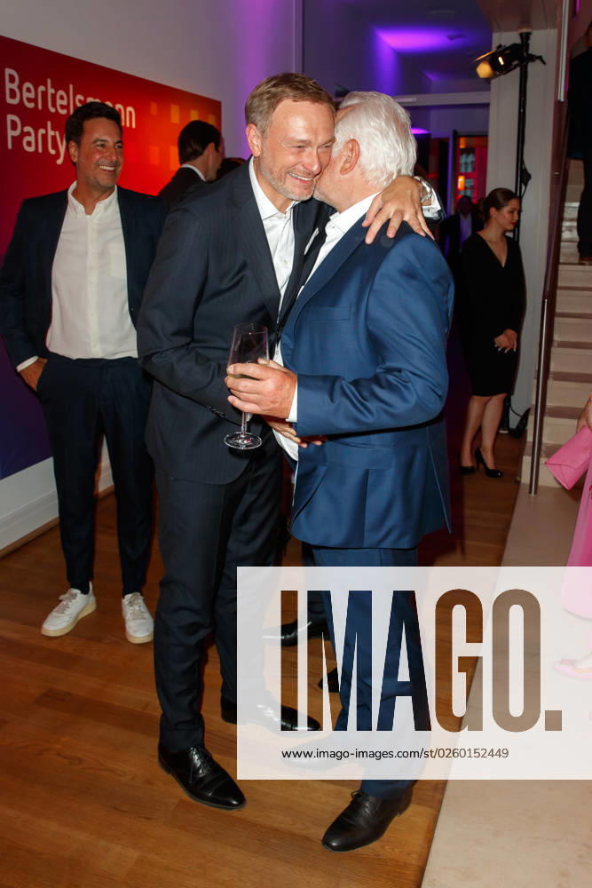 Party Bertelsmann Christian Lindner and Wolfgang Kubicki at the Bertelsmann Party 2023 in the Bertelsmann Capital Representation on 15 06 2023 in Berlin