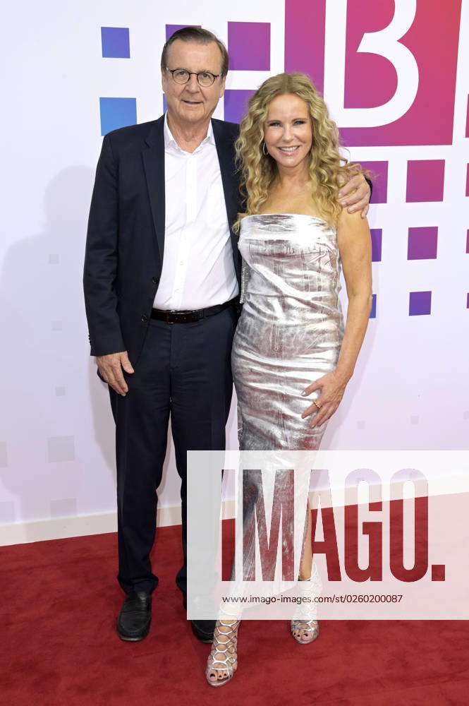 Katja Burkard with partner Hans Mahr at the Bertelsmann Party 2023 at the Bertelsmann Representative Office Unter den Linden Berlin, 15 06 2023 Foto:xF.xFuturexImage