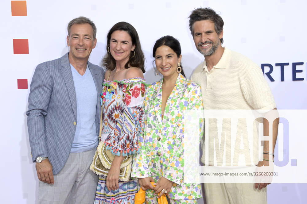 Jan Sosniok, Nadine Sosniok, Chryssanthi Kavazi and Tom Beck at the Bertelsmann Party 2023 at the Bertelsmann Representative Office Unter den Linden Berlin, 15 06 2023 Foto:xF.xFuturexImage