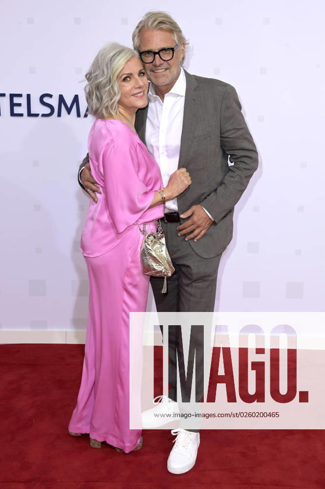 Birgit Schrowange with partner Frank Spothelfer at the Bertelsmann Party 2023 at the Bertelsmann Representative Office Unter den Linden Berlin, 15 06 2023 Foto:xF.xFuturexImage