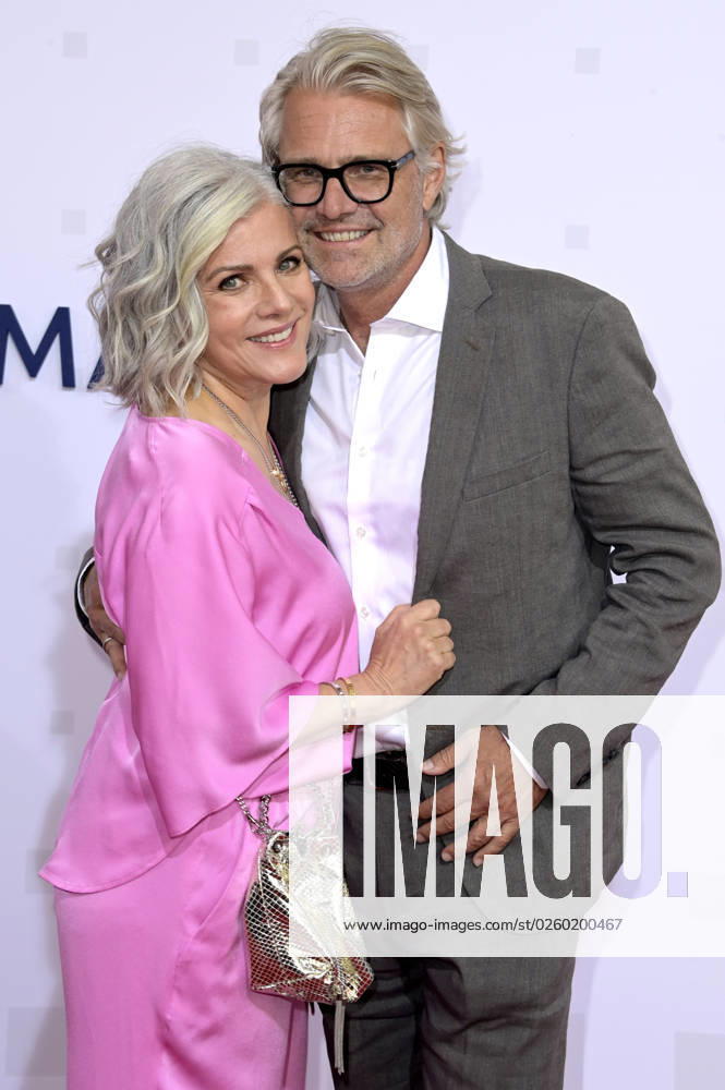 Birgit Schrowange with partner Frank Spothelfer at the Bertelsmann Party 2023 at the Bertelsmann Representative Office Unter den Linden Berlin, 15 06 2023 Foto:xF.xFuturexImage