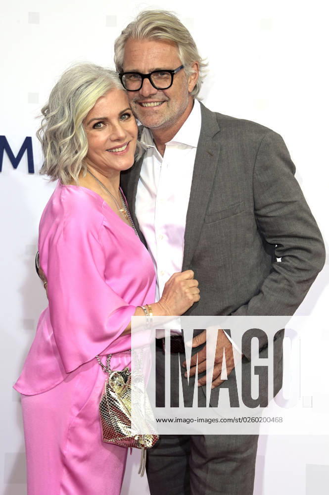 Birgit Schrowange with partner Frank Spothelfer at the Bertelsmann Party 2023 at the Bertelsmann Representative Office Unter den Linden Berlin, 15 06 2023 Foto:xF.xFuturexImage