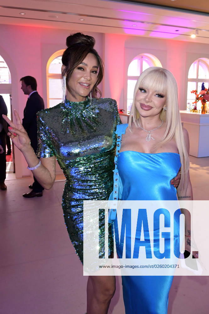 Verona Pooth and Katja Krasavice at the Bertelsmann Party 2023 at the Bertelsmann Representative Office Unter den Linden Berlin, 15 06 2023 Foto:xF.xFuturexImage