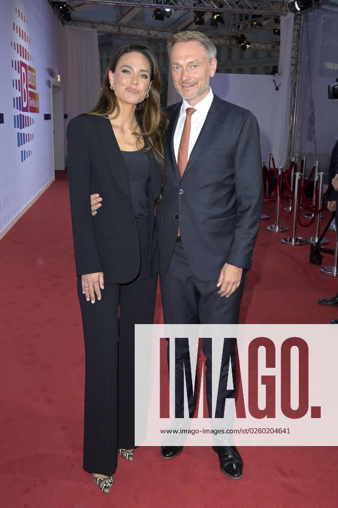 Christian Lindner with wife Franca Lehfeldt at the Bertelsmann Party 2023 at the Bertelsmann Representative Office Unter den Linden Berlin, 15 06 2023 Foto:xF.xFuturexImage