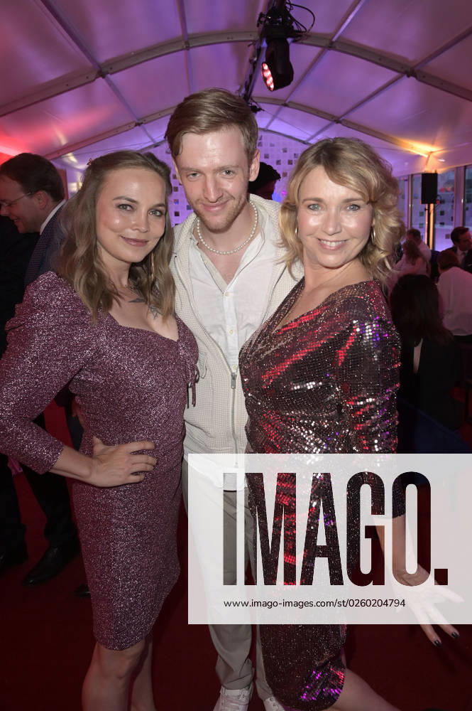 Regina Halmich, Timur Bartels and Tina Ruland at the Bertelsmann Party 2023 at the Bertelsmann Representative Office Unter den Linden Berlin, 15 06 2023 Foto:xF.xFuturexImage