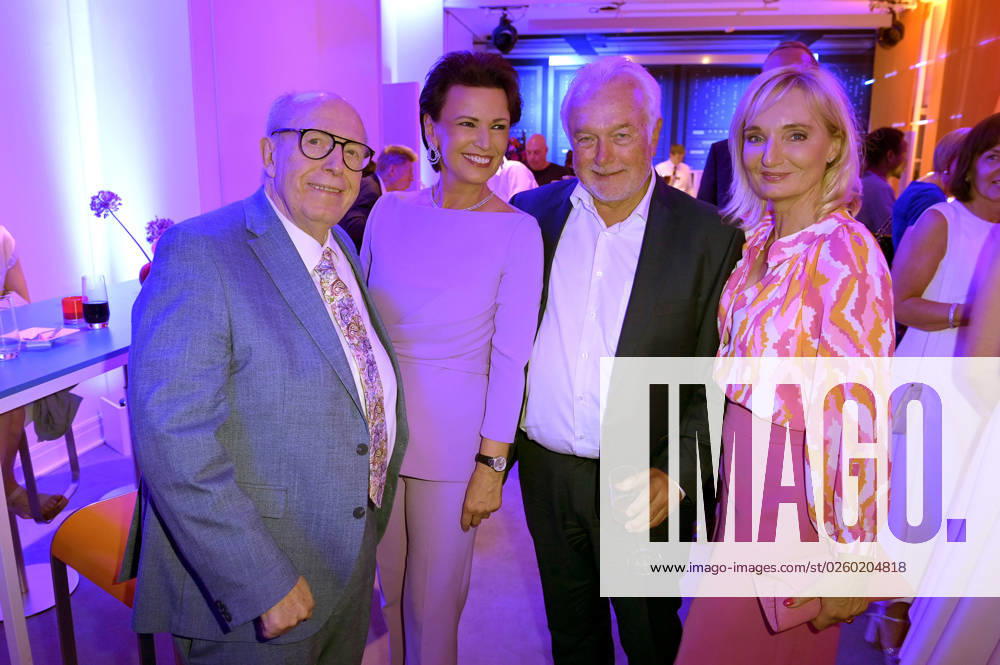 Reiner Calmund, Sylvia Calmund, Wolfgang Kubicki and Annette Marberth Kubicki at the Bertelsmann Party 2023 at the Bertelsmann Representative Office Unter den Linden Berlin, 15 06 2023 Foto:xF.xFuturexImage
