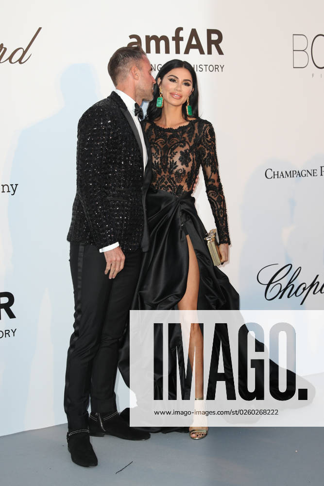 Cannes - amfAR Gala Andreea Sasu and fashion designer Phillipp Plein arrive at the amfAR Gala Cannes 2018 at Hotel du Cap-Eden-Roc on May 17, 2018 in Cap d Antibes, France. Photo by Shootpix ABACAPRESS.COM Antibes France