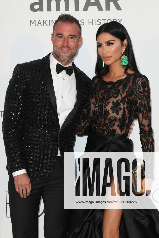 Cannes - amfAR Gala Andreea Sasu and fashion designer Phillipp Plein arrive at the amfAR Gala Cannes 2018 at Hotel du Cap-Eden-Roc on May 17, 2018 in Cap d Antibes, France. Photo by Shootpix ABACAPRESS.COM Antibes France