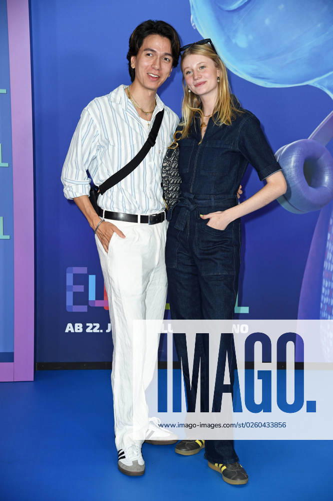 Trixi Giese with husband Samy Neo at the German premiere of ELEMENTAL at the cinema in the Kulturbrauerei on 18 06 2023
