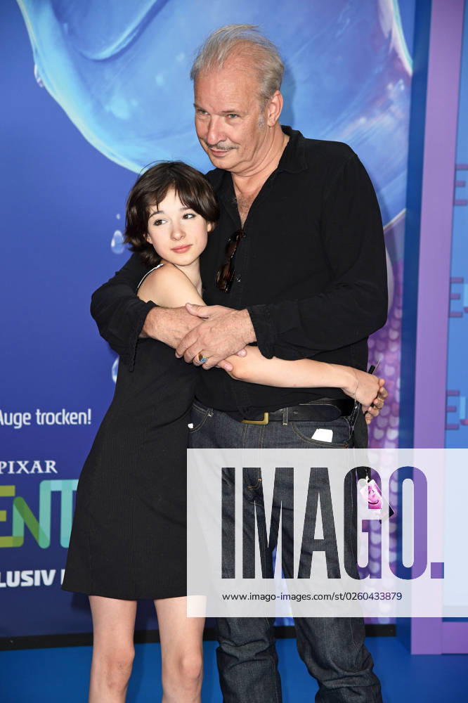 Leander Haussmann with daughter Edwina Eddi Kuhl at the German premiere of ELEMENTAL at the cinema in the Kulturbrauerei on 18 06 2023