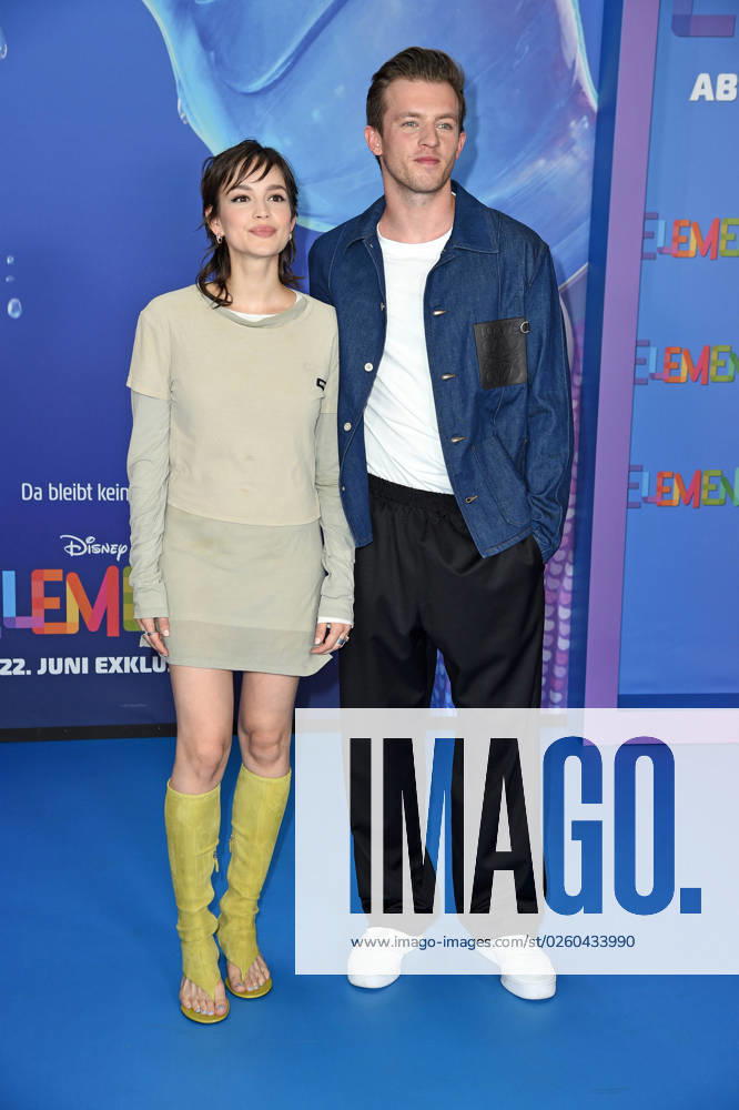 Emilia Schüle, Jannis Niewoehner at the German premiere of ELEMENTAL at the cinema in the Kulturbrauerei on 18 06 2023