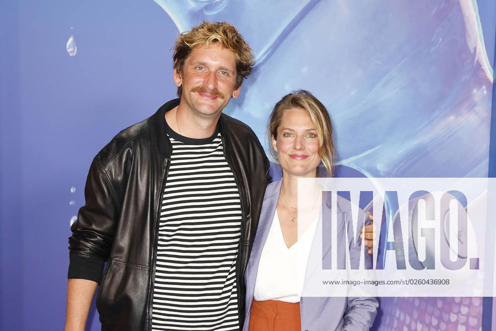 Sebastian Schwarz and Marie Burchard at the Elemental Disney movie premiere on 18 06 2023 in Berlin Disneys Elemental movie premiere in Berlin