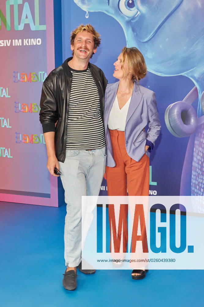 Sebastian Schwarz and Marie Burchard German premiere of ELEMENTAL at the cinema of the Kulturbrauerei in Berlin on 18 06 2023 German premiere ELEMENTAL