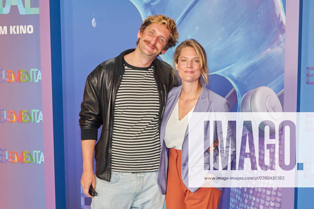 Sebastian Schwarz and Marie Burchard German premiere of ELEMENTAL at the cinema of the Kulturbrauerei in Berlin on 18 06 2023 German premiere ELEMENTAL
