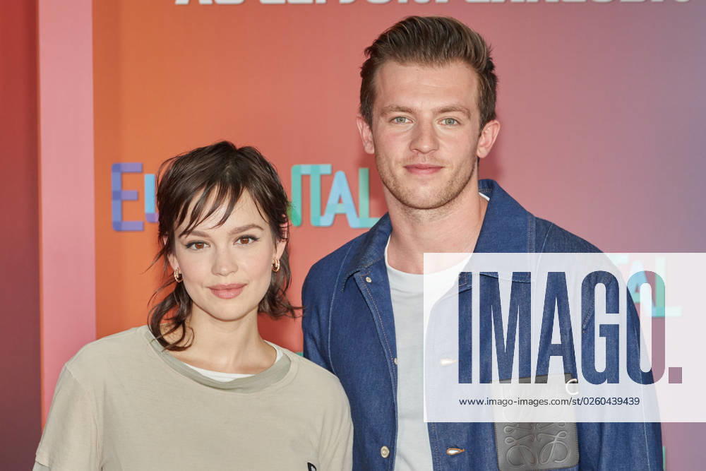 Emilia Schuele and Jannis Niewoehner German premiere of ELEMENTAL at the cinema of the Kulturbrauerei in Berlin on 18 06 2023 German premiere ELEMENTAL