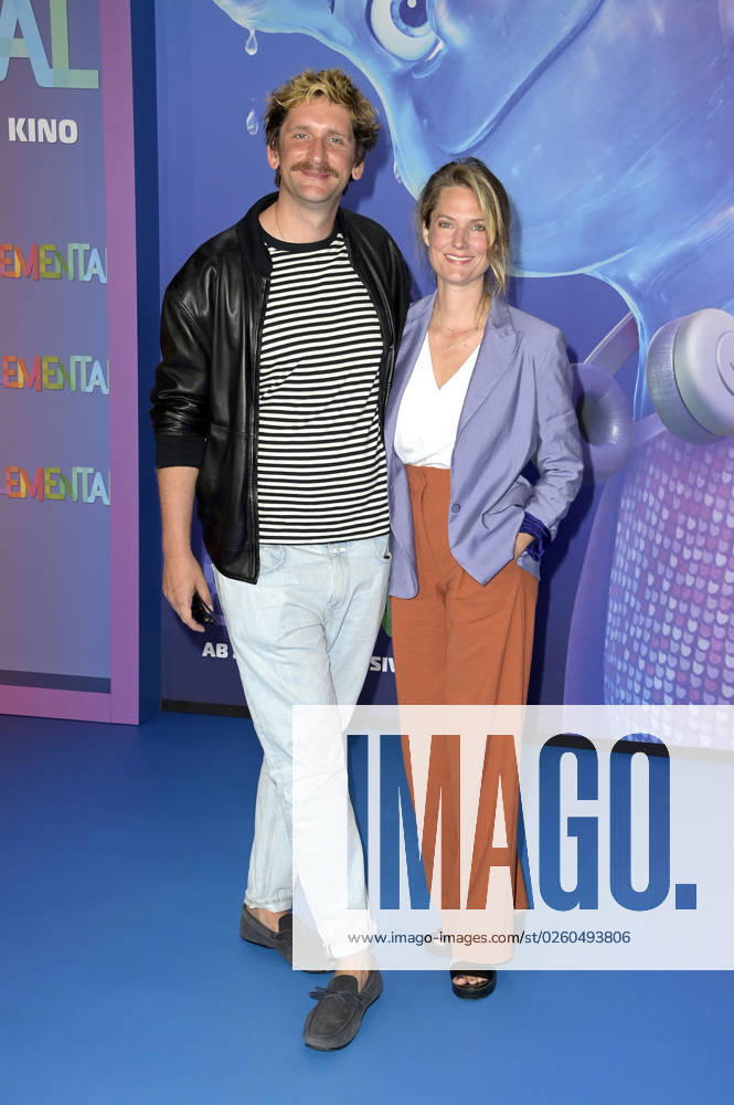 Marie Burchard with husband Sebastian Schwarz at the premiere of the feature film Elemental at the cinema in the KulturBrauerei Berlin, 18 06 2023 Foto:xF.xFuturexImage