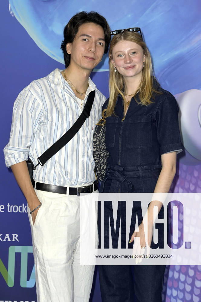Trixi Giese with husband Samy Neo at the premiere of the feature film Elemental at the cinema in the KulturBrauerei Berlin, 18 06 2023 Foto:xF.xFuturexImage