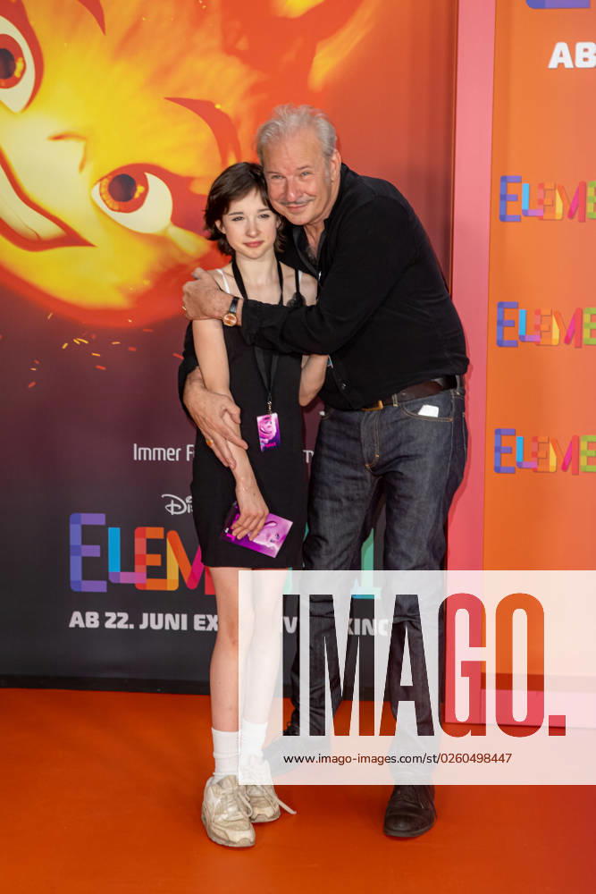 Cinema premiere Elemental Leander Haussmann with daughter Edwina Kuhl at the German premiere of Elemental at the cinema in the Kulturbrauerei on 18 06 2023 in Berlin