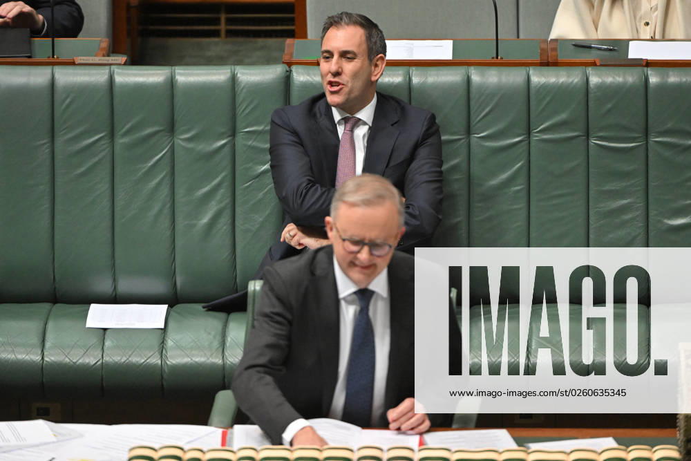 QUESTION TIME, Treasurer Jim Chalmers and Prime Minister Anthony Albanese during Question Time in the House of Representatives at Parliament House in Canberra, Tuesday, June 20, 2023. ( NO ARCHIVING, , NO USE IN BOOKS WITHOUT CONSENT CANBERRA AUSTRALIAN CAPITAL TERRITORY AUSTRALIA