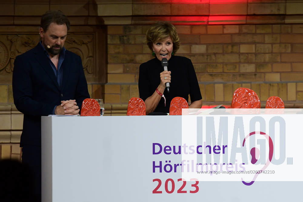 21 German Hearing Film Award 2023 Ulrike Kriener, Laudator, Winner KINO Award, in a country before our time, ZIEGLER FILM arrival, to the 21 German Hearing Film Award 2023 in Berlin on 18 06 2023. Photopress Mueller Photopress Mueller