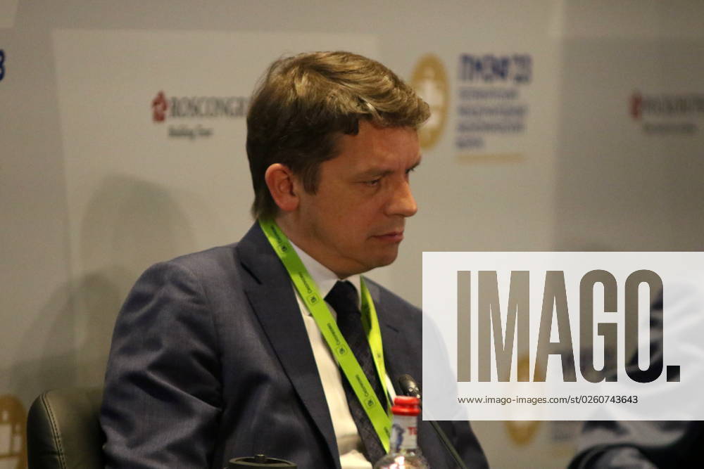 Igor Drozdov, Chairman of the Board, Skolkovo Foundation, attends a session on Integration in the Name of Development: Practical Aspects of Cooperation Under the SCO in the framework of the St. Petersburg International Economic Forum 2023 (SPIEF 2023). MaksimxKonstantinov