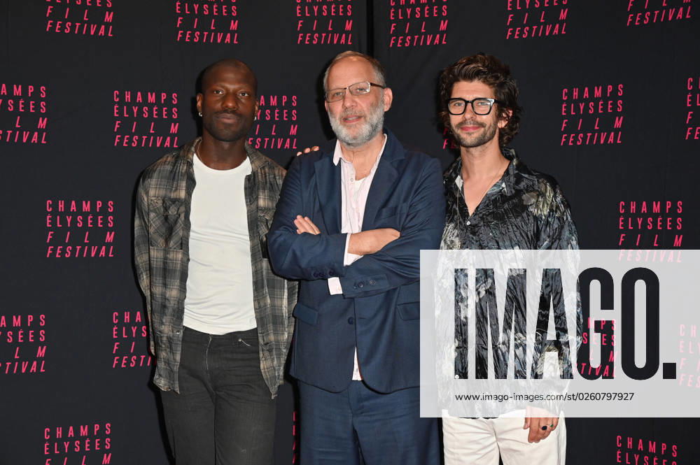 12th Champs Elysees Film Festival - Paris Erwan Kepoa Fale, Ira Sachs and Ben Whishaw arriving to the Opening ceremony of the 12th edition of Champs Elysees Film Festival at UGC Normandie cinema, in Paris, France, on June 20, 2023. Photo by Mireille Ampilhac ABACAPRESS.COM Paris France