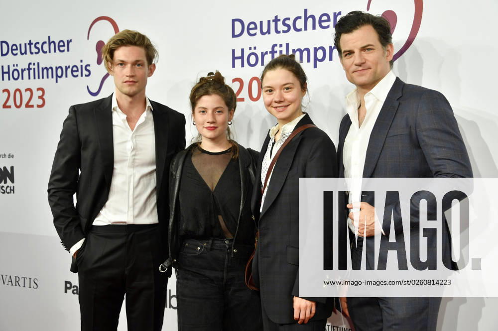 Damian Hardung, Rieke Seja, Hannah Schiller and Torben Liebrecht at the award ceremony of the 21 German Hearing Film Award 2023 in the capital representative office of Deutsche Telekom Berlin, 20 06 2023 Foto:xN.xKubelkax xFuturexImage