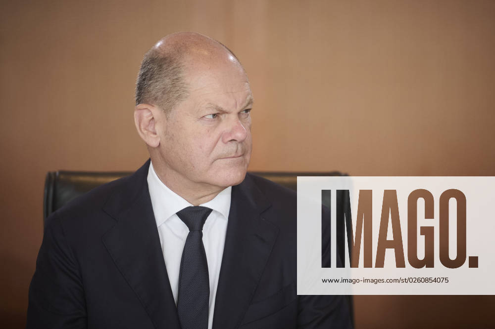 Berlin, Cabinet meeting of the Federal Government in the Federal Chancellery Cabinet meeting of the Federal Government on 21 06 2023 in the Federal Chancellery in Berlin In the picture Olaf Scholz Federal Chancellor, SPD Berlin Federal Chancellery Berlin Germany