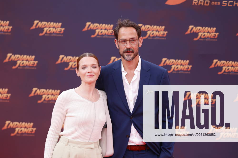 Karoline Herfurth and Christopher Doll, Germany, Berlin, ZOO PALAST, German premiere of INDIANA JONES AND THE WHEEL OF FATE