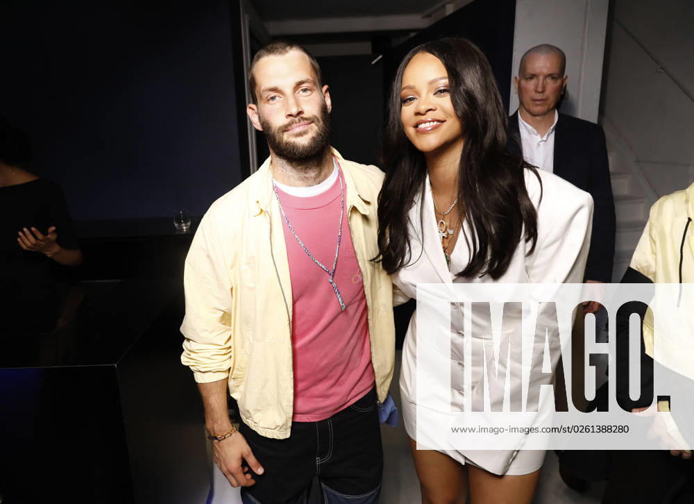 Rihanna Hosts Fenty Luxury Pop Up Launch Handout - Rihanna and Simon Porte Jacquemus attend Fenty Launch on May 22, 2019 in Paris, France. Photo by Julien Hekimian for Fenty via ABACAPRESS.COM Paris France