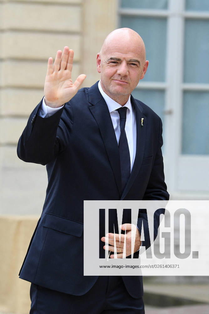 FIFA President Gianni Infantino FIFA President Gianni Infantino arrives for a meeting with French President Emmanuel Macron at the Elysee Palace on June 4, 2019 in Paris, France. Photo by David Niviere ABACAPRESS.COM CANNES France
