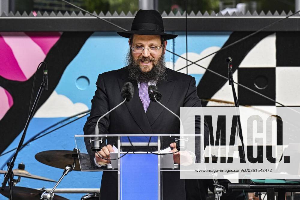 Eröffnungsfeier Pears Jüdischer Campus (PJC) Mit Berlins Regierendem Bürgermeister Kai Wegner, dem israelischen Botschafter Ron Prosor, dem Präsidenten des Zentralrates der Juden und Kuratoriumsmitglied der Stiftung Jüdischer Campus, Josef Schuster., fotografiert am 25. Juni 2023 in Berlin. Deutschland Berlin Berlin