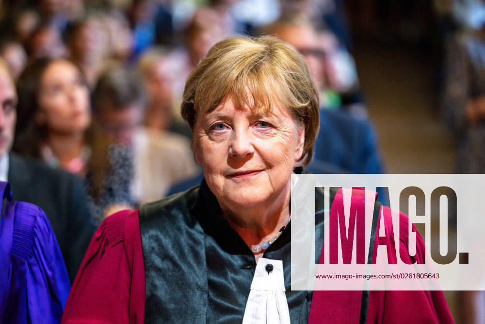 Angela Merkel Receives Honorary Doctorate - Paris Former German Chancellor Angela Merkel receives Honorary Doctorate at Sciences Po or Political Sciences Institute in Paris, France, on June 27, 2023. Photo by Ammar Abd Rabbo ABACAPRESS.COM Paris France
