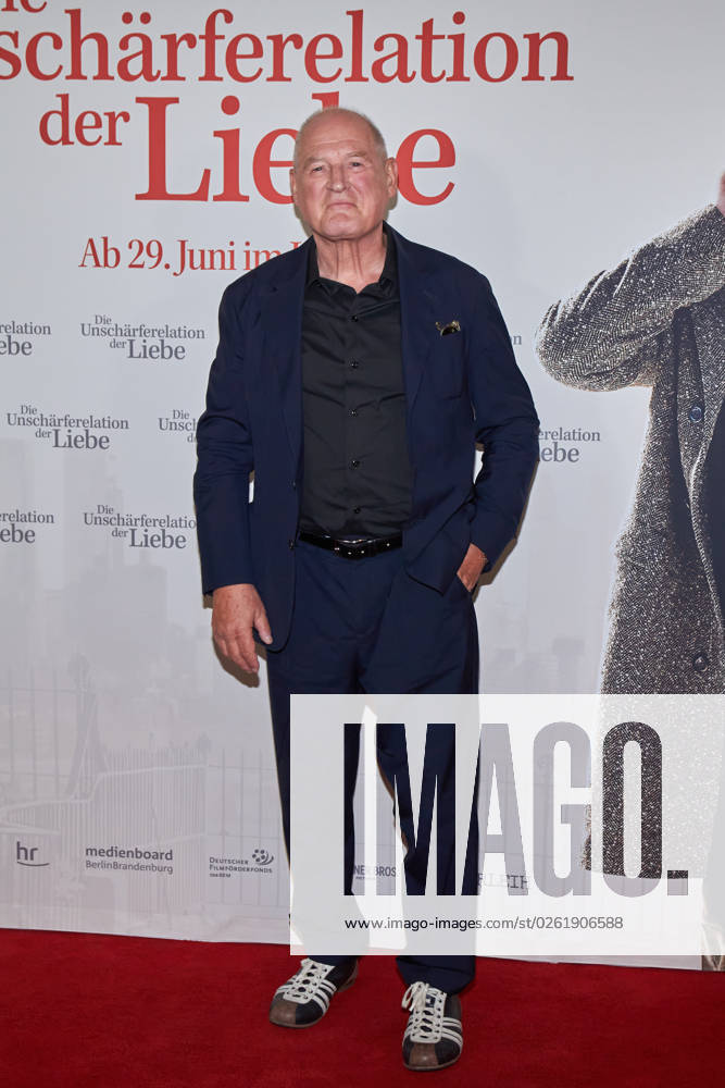 Burghart Klaußner Premiere of DIE UNSCHAERFERELATION DER LIEBE at the Delphi Filmpalast in Berlin on 28 06 2023 Premiere Die Unschärferelation der Liebe