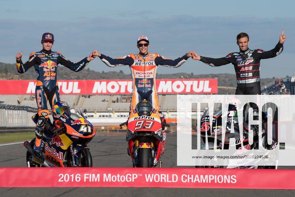 - SPORT Lg Valencia 13 11 2016 - Moto GP: Marc Marquez-Brad Binder-Johann Zarco