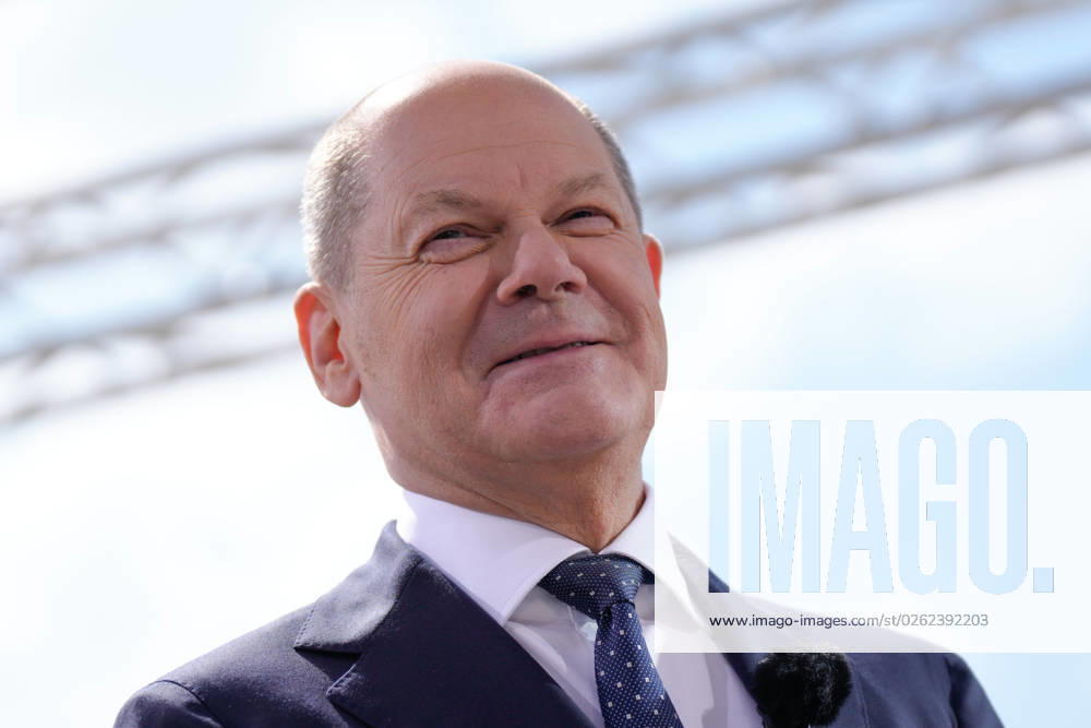 ARD summer interview with Chancellor Scholz Chancellor Olaf Scholz in portrait at ARD report from Berlin and summer interview 2023, Berlin, 02 07 2023 Berlin Berlin Germany