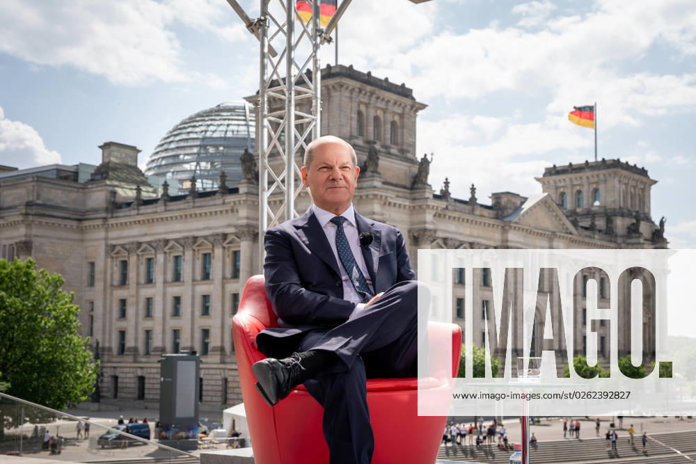 German Chancellor Olaf Scholz in summer interview ARD German Chancellor Olaf Scholz in summer interview ARD in Berlin , Berlin , 02 07 2023 Berlin Berlin Germany