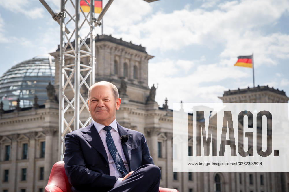 German Chancellor Olaf Scholz in summer interview ARD German Chancellor Olaf Scholz in summer interview ARD in Berlin , Berlin , 02 07 2023 Berlin Berlin Germany