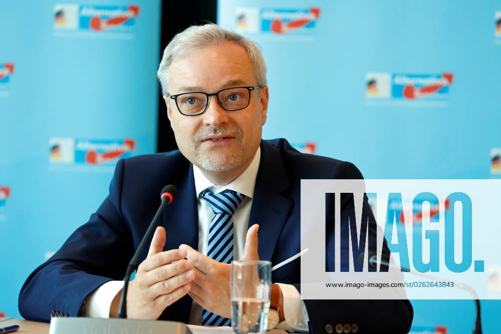 Marc Bernhard, AfD, Germany, Berlin, Reichstag, AfD session weekly press briefing