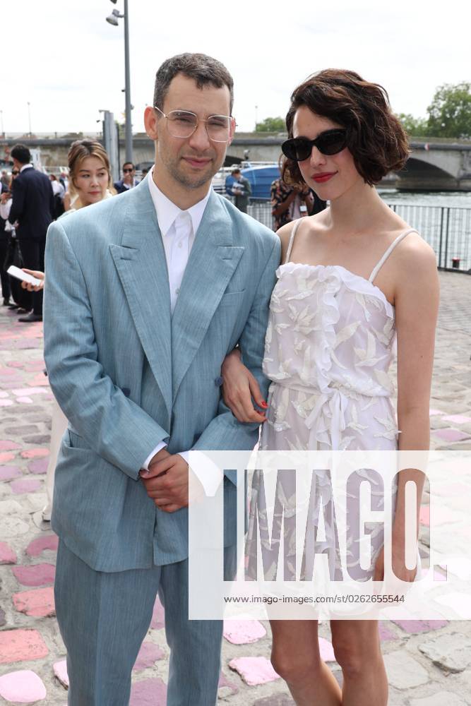 PFW - Chanel Front Row Jack Antonoff and Margaret Qualley attends the Chanel Haute couture Fall Winter 2023 2024 show as part of Paris Fashion Week in Paris, France on July 4, 2023. Photo by Jerome DominÃ ABACAPRESS.COM