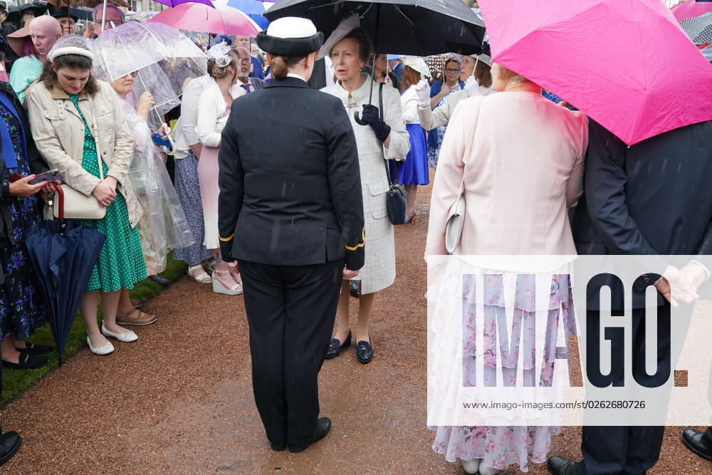 King visits Scotland for Holyrood Week The Princess Royal greets guests during a Garden Party at the Palace of Holyroodhouse in Edinburgh, as part of the first Holyrood Week since the King s coronation., Credit:Jonathan Brady Avalon UK, Edinburgh