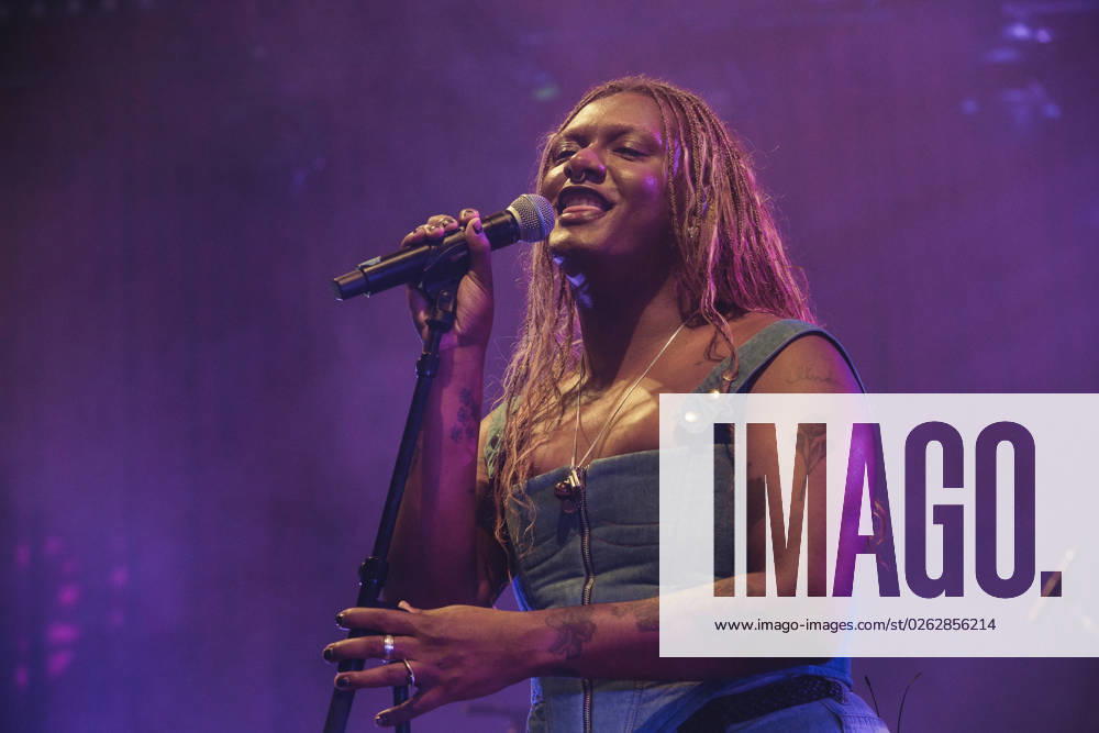 Liniker live at Roskilde Festival 2023, Roskilde, Denmark Roskilde, Denmark. 01st, July 2023. The Brazilian singer and songwriter Liniker performs a live concert during the Danish music festival Roskilde Festival 2023 in Roskilde. Roskilde Denmark