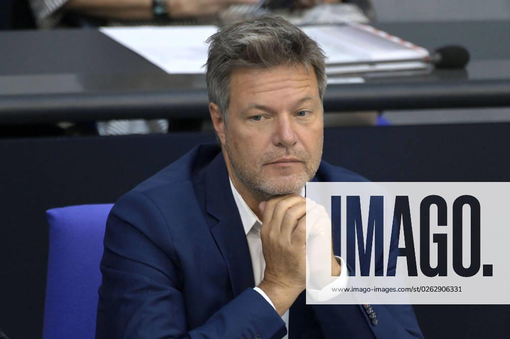 Robert Habeck at the 116 session of the German Bundestag in the Reichstag building Berlin, 07 07 2023 Foto:xF.xFuturexImage