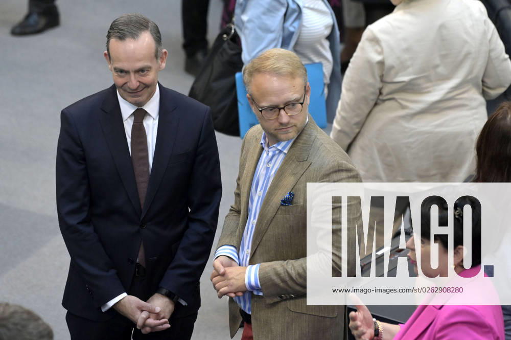 Volker Wissing and Michael Kruse at the 116 session of the German Bundestag in the Reichstag building Berlin, 07 07 2023 Foto:xF.xFuturexImage