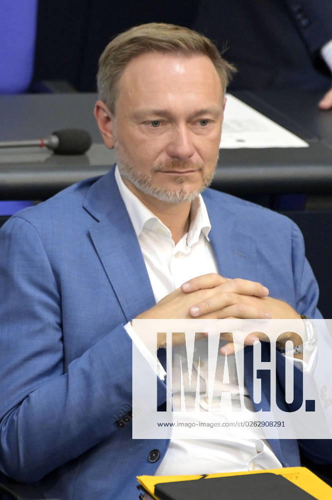 Christian Lindner in the 116 session of the German Bundestag in the Reichstag building Berlin, 07 07 2023 Foto:xF.xFuturexImage