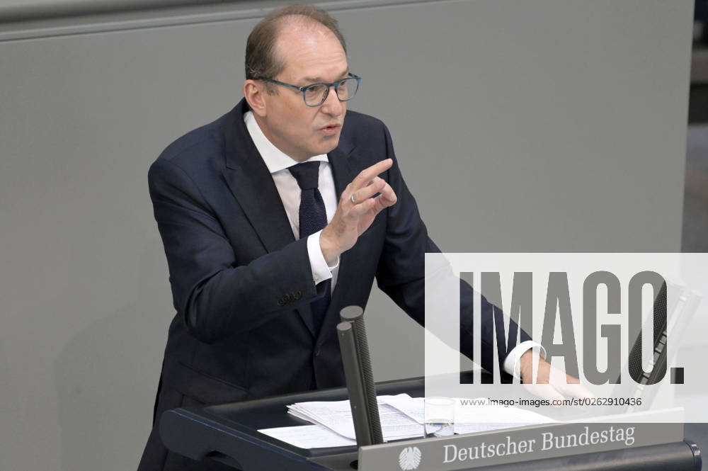 Alexander Dobrindt at the 116 session of the German Bundestag in the Reichstag building Berlin, 07 07 2023 Foto:xF.xFuturexImage
